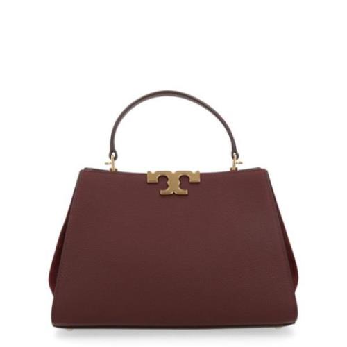 Pebbled Satchel Taske