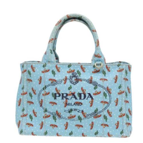 Pre-owned Canvas prada-tasker