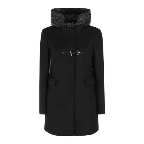 Nylon Toggle Coat Dobbelt-Breasted Front