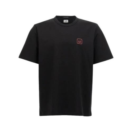 Sort Bomulds T-Shirt Regular Fit