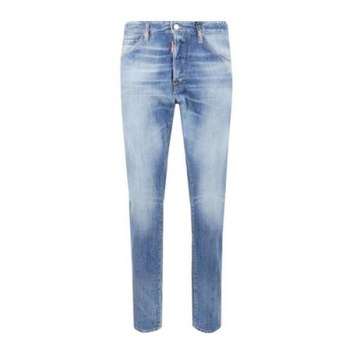 Klassiske Denim Jeans med Fem Lommer