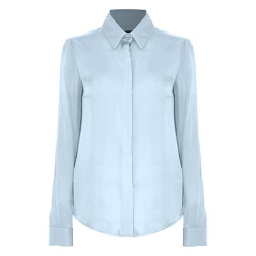 Elegant Minimalist Wool Blend Shirt