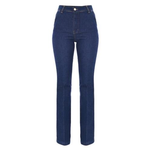 Slim Fit Straight Leg Denim Jeans