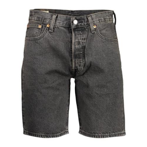 Sort Herre Jeans Shorts 501 Stil