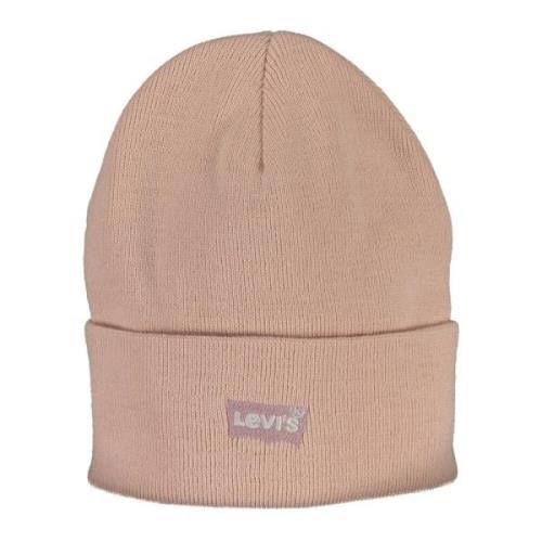 Pink Kvinders Broderet Logo Beanie