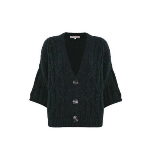 Knap Batwing Ærme Cardigan