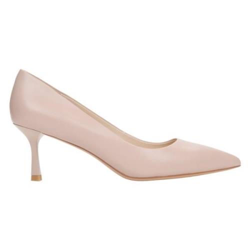 Elegante Beige Pumps med Spids Tå