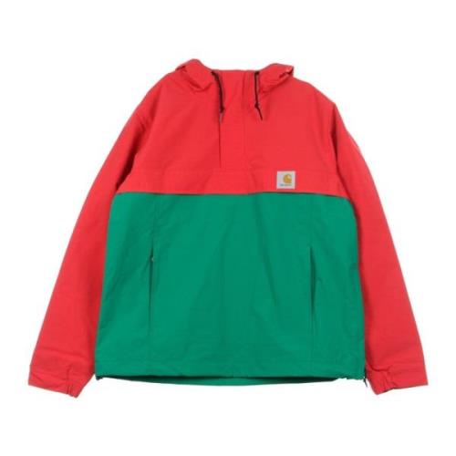 To-tone Pullover Windbreaker i Cardinal Green