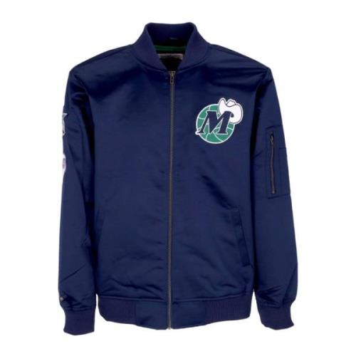 Dallas Mavericks Letvægts Satin Bomber Jakke