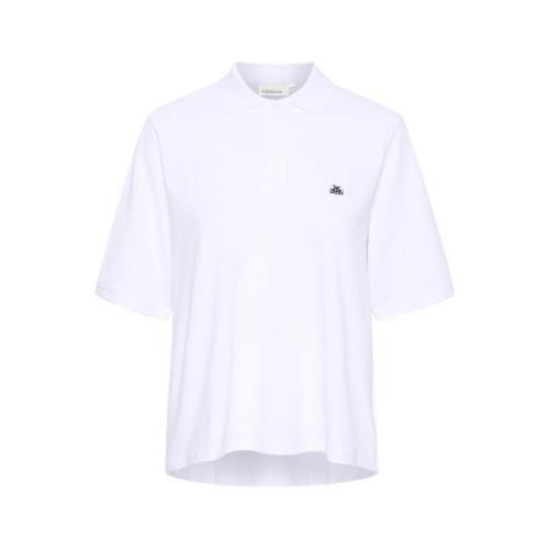 Hvid Polo Tee Top Bright