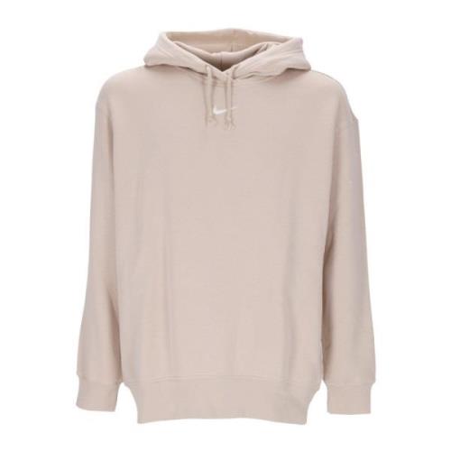 Essentiel Fleece Hoodie Sanddrift/Hvid