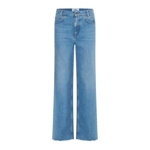 Stonewash Straight-Leg Jeans