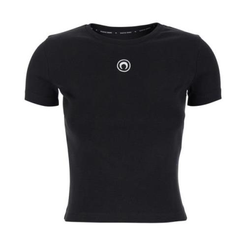 Moon Logo Jersey T-shirt Sort