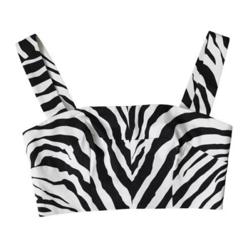 Zebra Print Crop Top