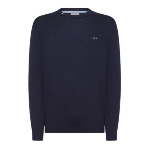 Marineblå Logo Sweater