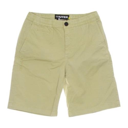 Beige Jogger Shorts Letvægtsstof