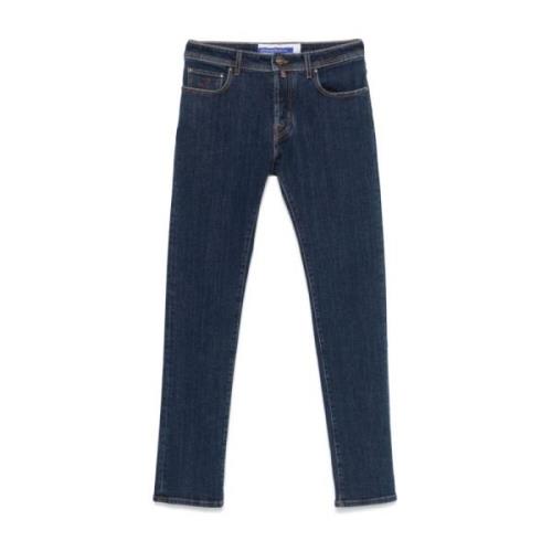 Indigo Blue Slim Cut Denim Jeans