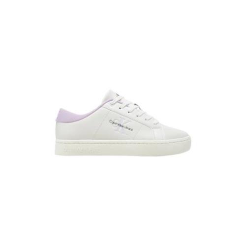 Hvid-Pastel Lilla Sneakers, Moderne Design