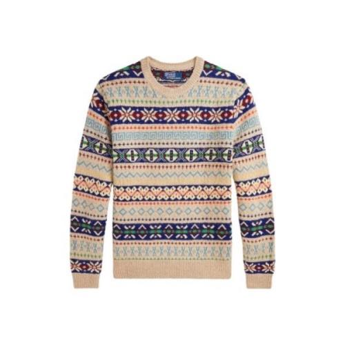 Luksuriøs Fair Isle uldblandings sweater