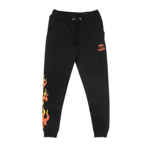 Flame Jogger Sweatpants Sort