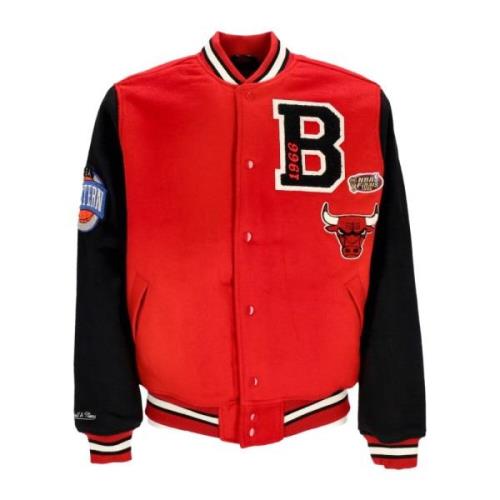 Chicago Bulls Varsity Jacket Rød/Sort