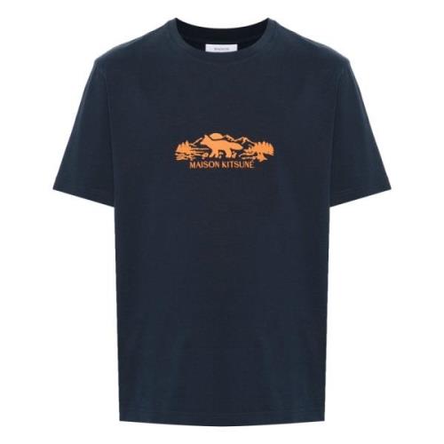 Marineblå Fox T-shirt