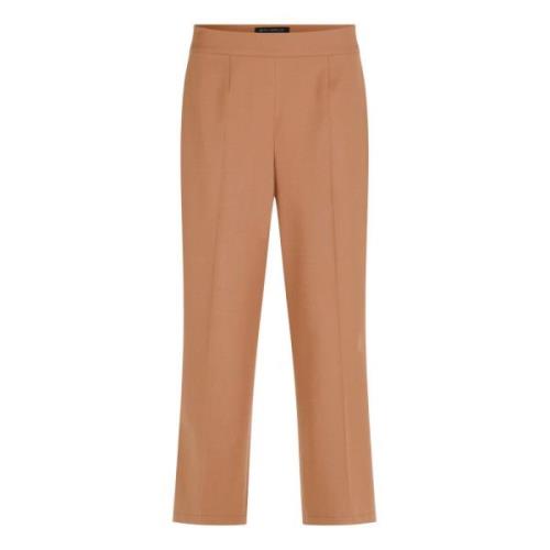 Regular Fit Culotte i ensfarvet