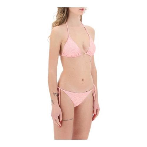 Barok Trekant Bikini Top med Aftagelig Polstring