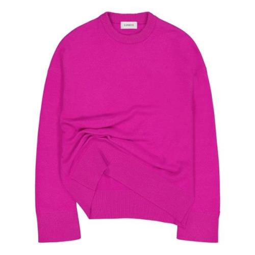 Asymmetrisk Merinoulds rullekrave sweater