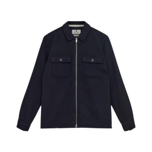 Blå Heavy Twill Overshirt