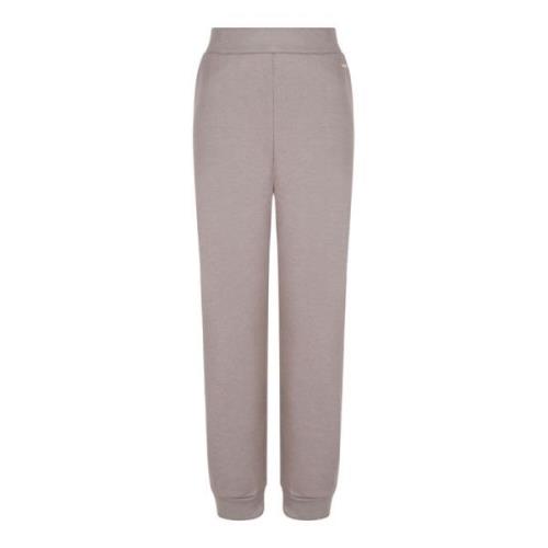 Taupe Grey Jersey Track Pants