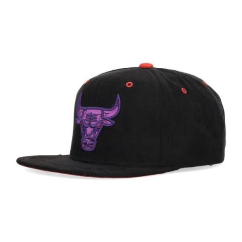 Chicago Bulls NBA Snapback Kasket Sort/Lilla