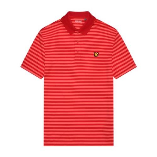 Bred Stribe Golf Polo Skjorte