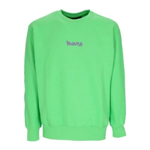 Let Crewneck Sweatshirt Baglogo Lime/Lilla