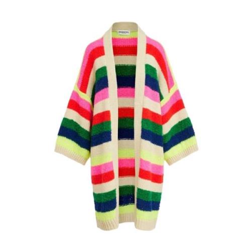 Stribet Strik Cardigan