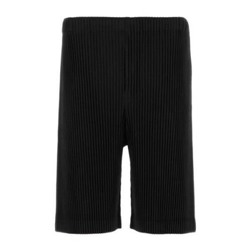 Stilfulde sorte Bermuda-shorts