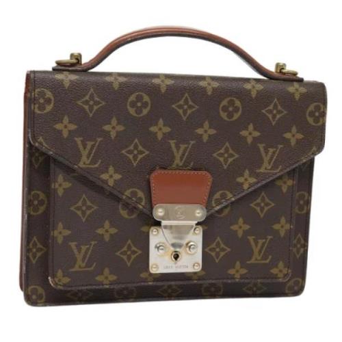 Pre-owned Canvas louis-vuitton-tasker