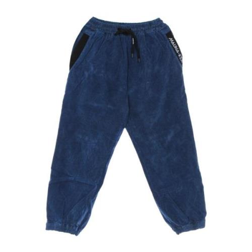 Velour Jogger Bukser med Elastisk Talje