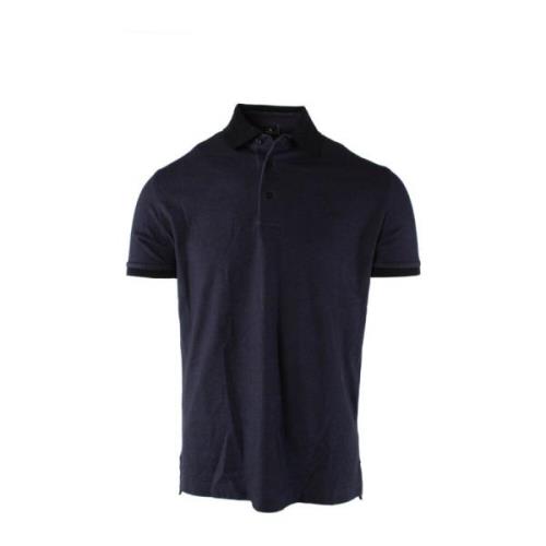 Blå Polo Skjorte Opgrader Casual Stil