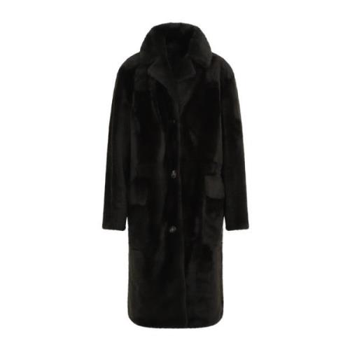 Luksuriøs Grøn Shearling Jakke AW24