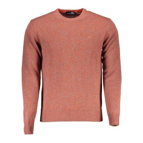 Elegant lyserød sweater med broderi