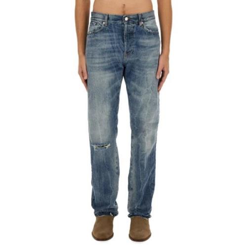 Klassiske Straight Denim Jeans