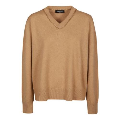 Stilfuld V-Neck Sweater til Kvinder