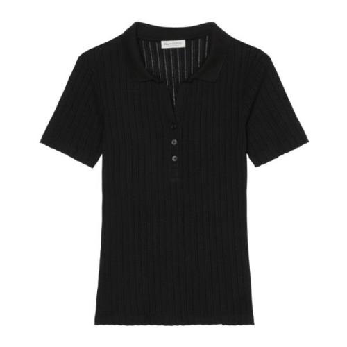 Pointelle polo shirt regular