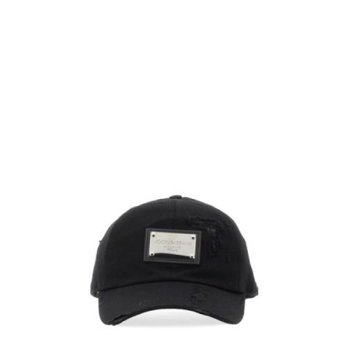 Logo Plaque Baseball Cap Stilfuld Edgy