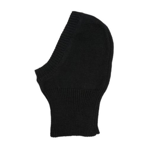 Sort Merinould Balaclava