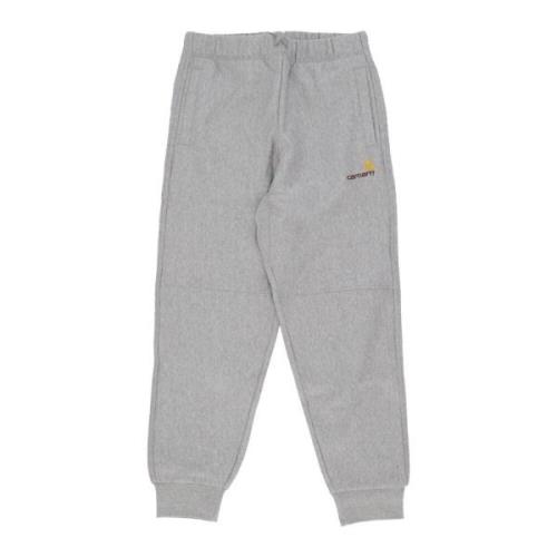 Script Jogging Sweatpants Grå Heather