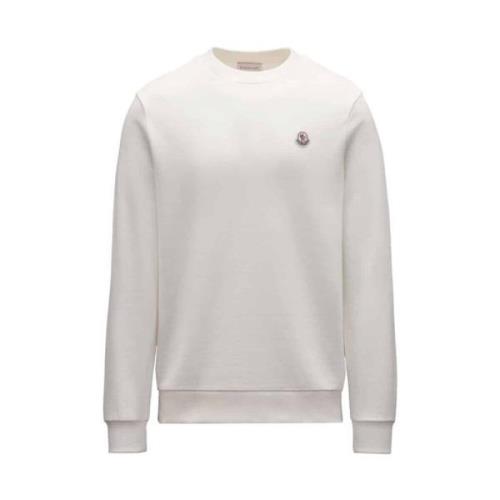 Logo Emblem Off White Sweatshirt