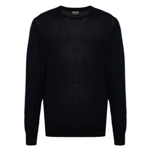 Luksus Uld Crew-Neck Strikvarer