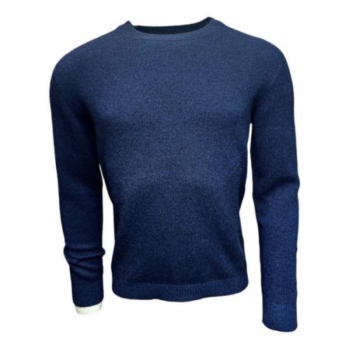 Merino Baby Camel Sweater Navy Blue